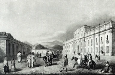 A Santiago-i pénzverde a "Utazások Chilébe az Andokon át 1820-ban és 1821-ben" c.